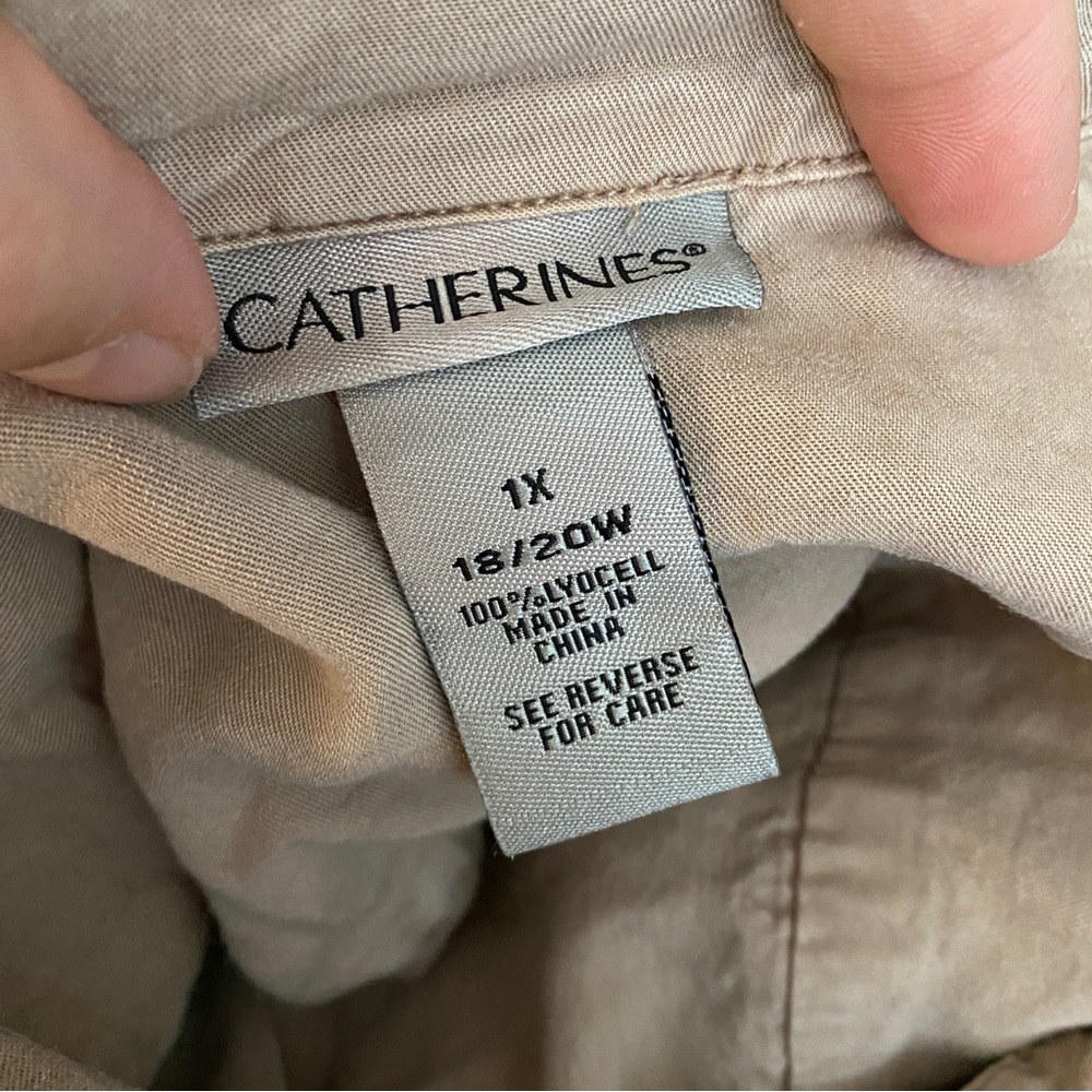 Catherines Plus Size Button Up Shirt / Lightweigh… - image 8